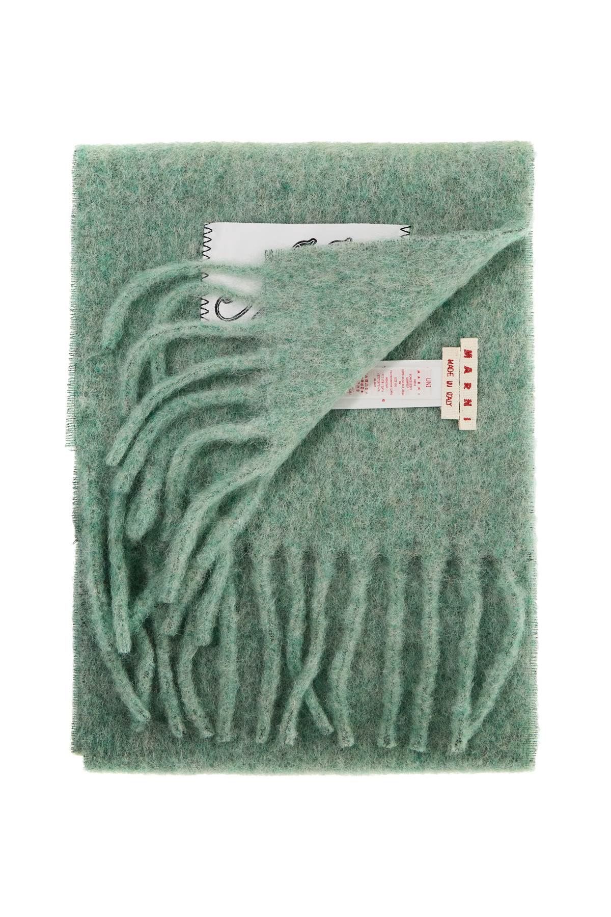 Marni Mohair Scarf For Stylish   Green