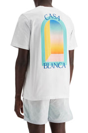 Casablanca Colorful Rainbow Arc T   White