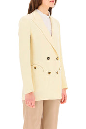 Blaze Milano Savannah Everyday Unlined Blazer   Neutral