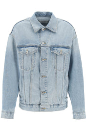 Interior Oversized Denim Jacket   Light Blue