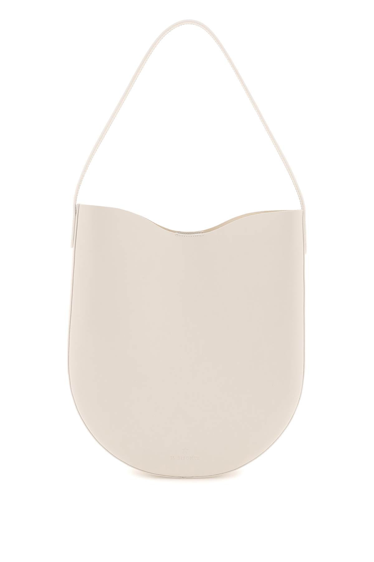 Il Bisonte Shoulder Hobo Bag   White