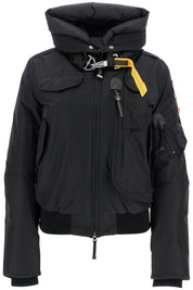 Parajumpers Gobi Bomber Jacket In Oxford Nylon   Black