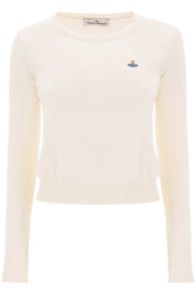 Vivienne Westwood Embroidered Logo Pullover   White