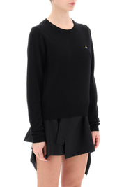 Vivienne Westwood Bea Cardigan With Logo Embroidery   Black