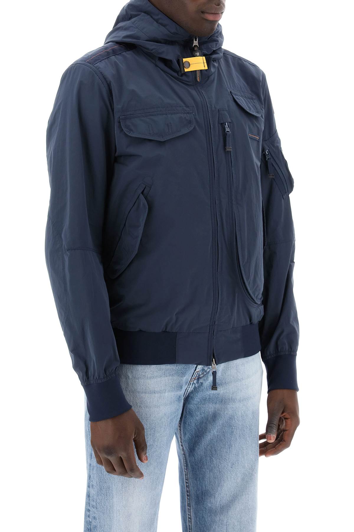 Parajumpers Gobi Hooded Bomber Jacket   Blue