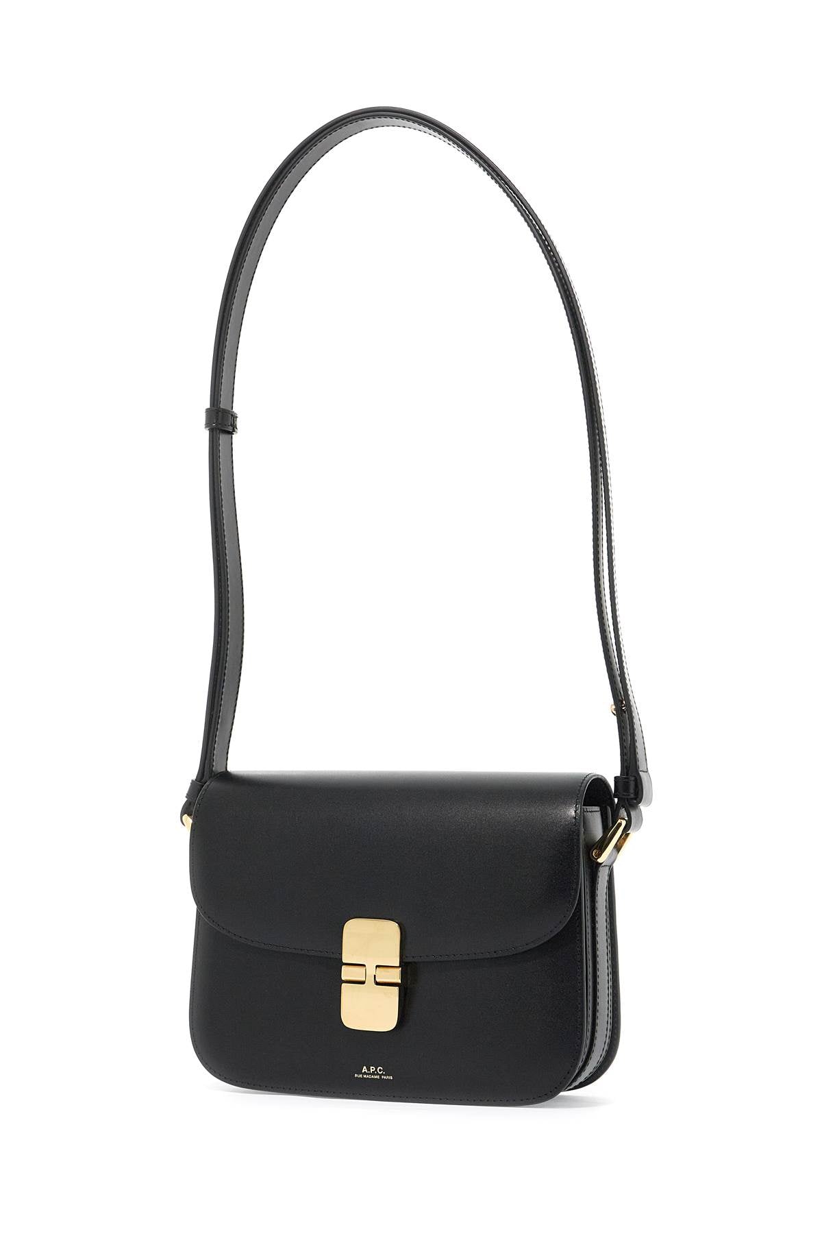 A.P.C. Grace Small Shoulder Bag   Black