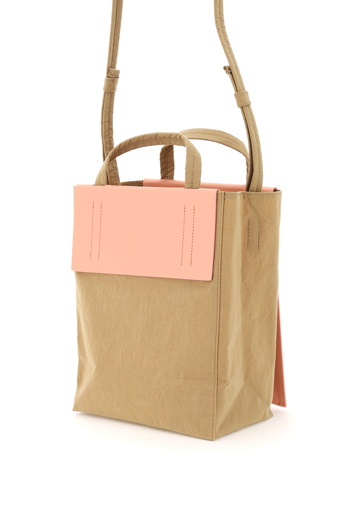 Acne Studios Baker Out Medium Tote Bag   Beige