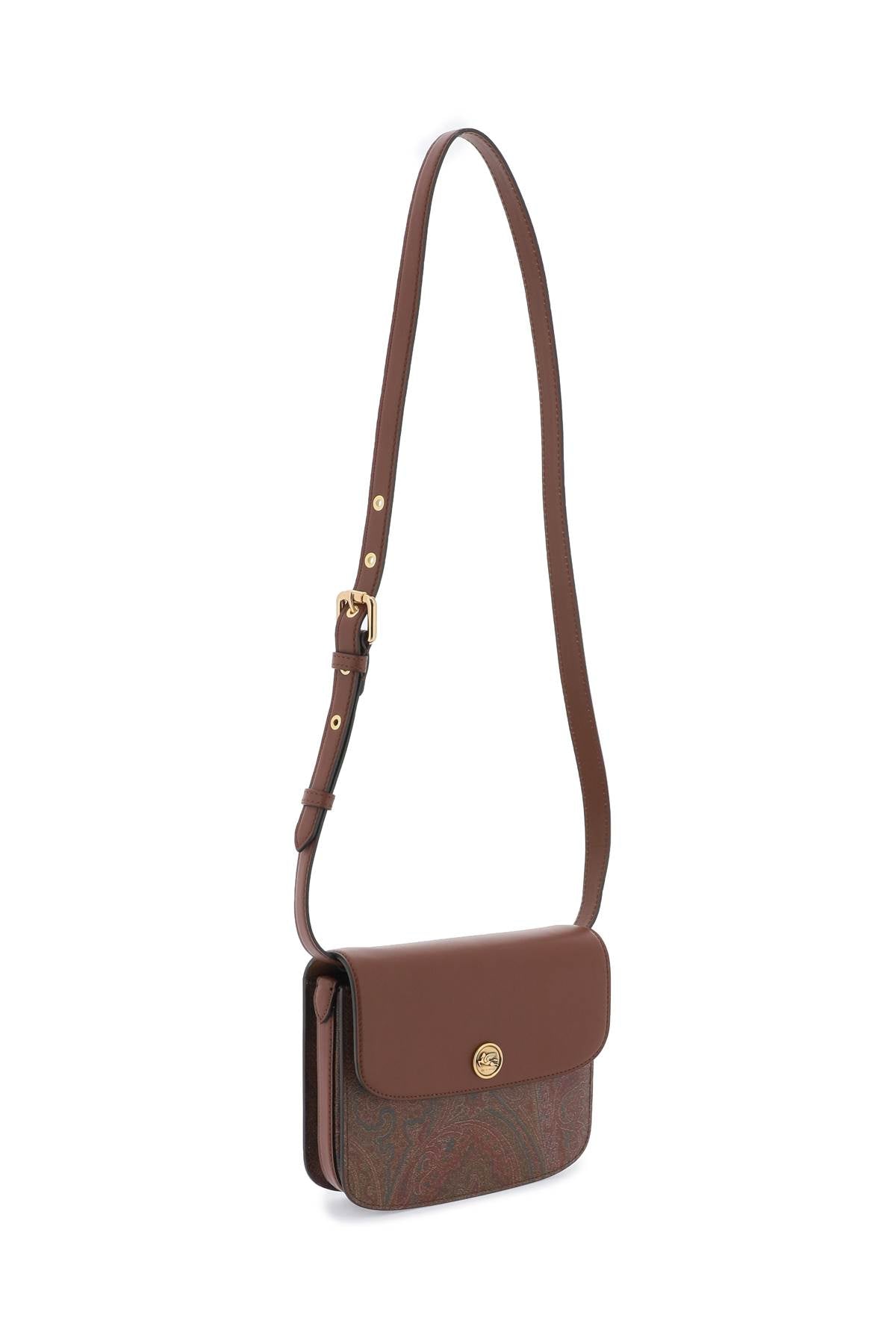 Etro Essential Large Crossbody Bag   Brown