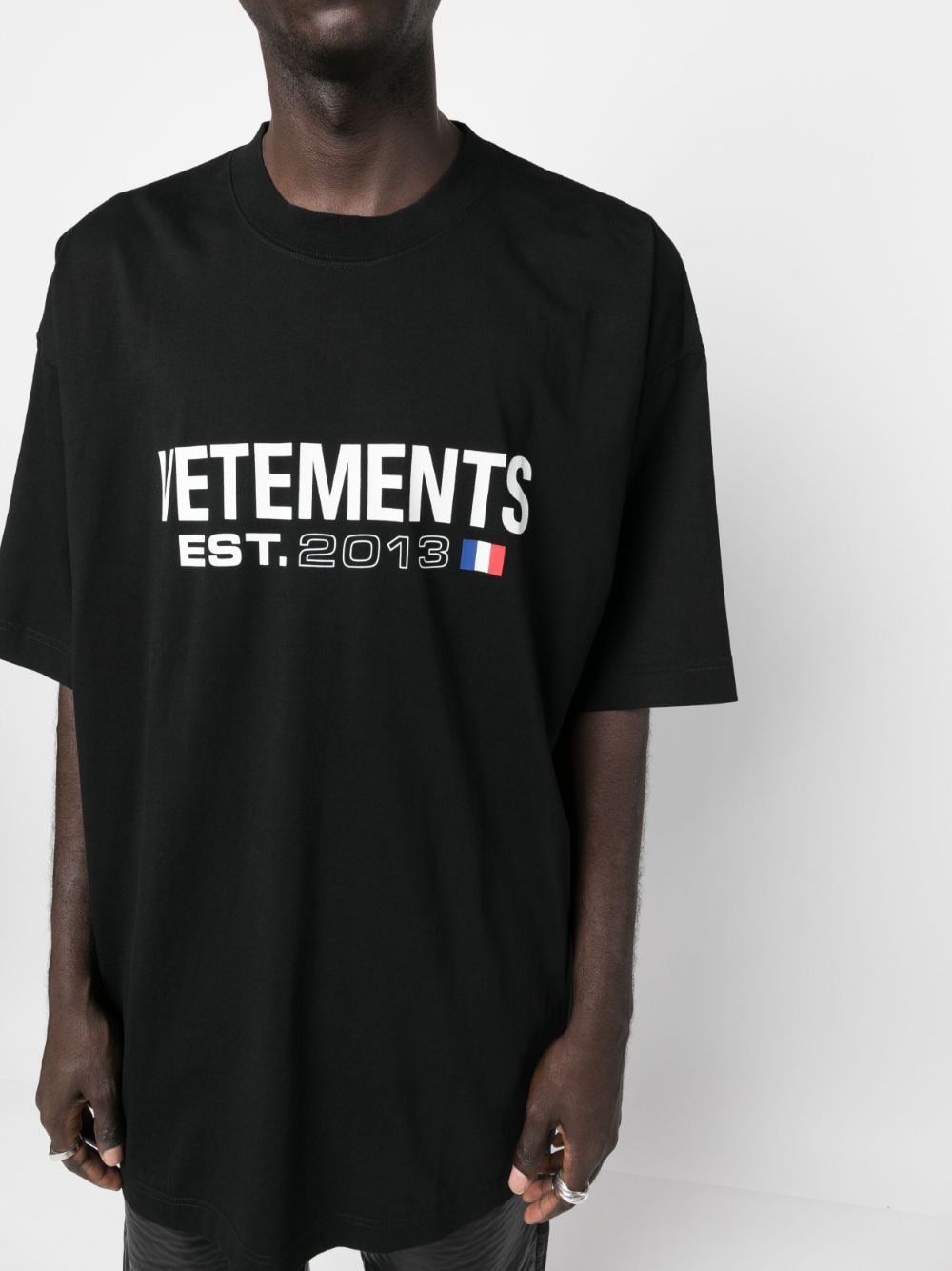 Vetements T Shirts And Polos Black