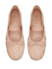 Valentino Garavani Flat Shoes Golden