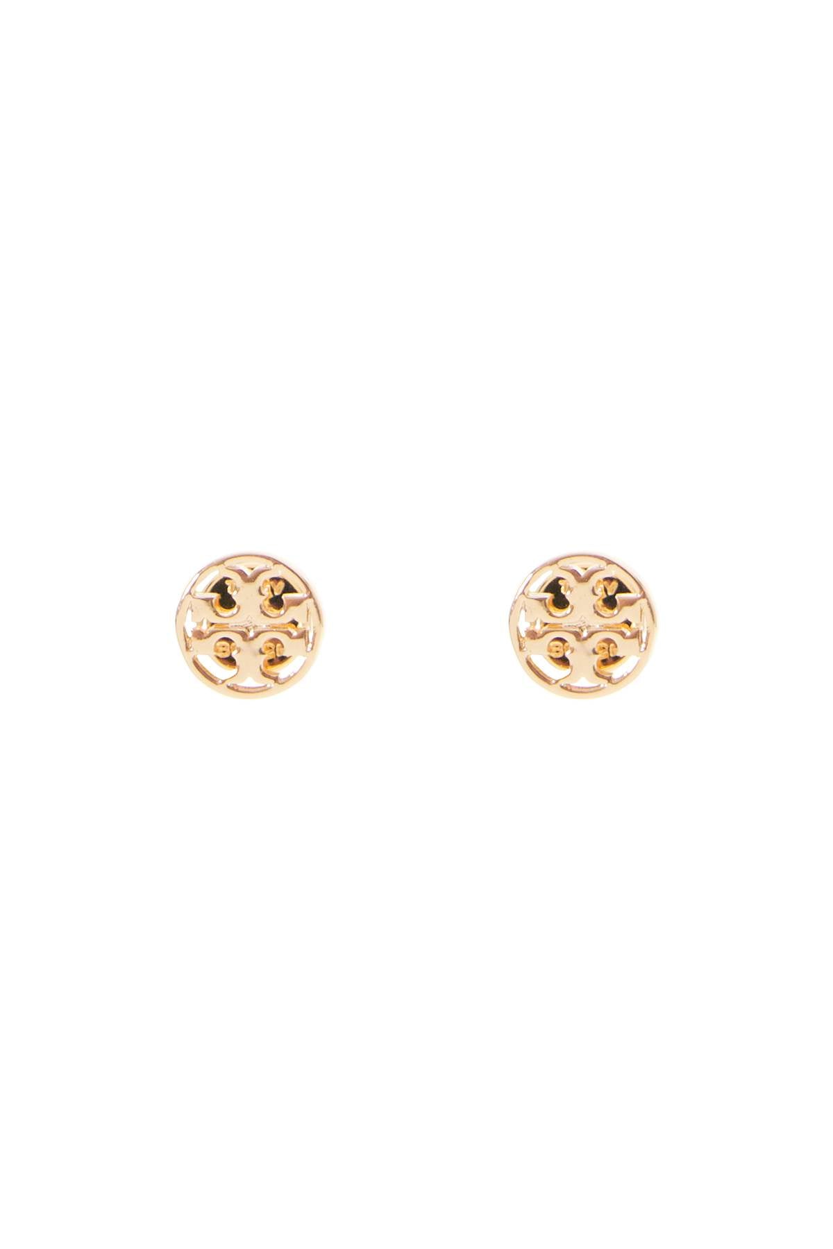 Tory Burch Miller Button Earrings In Italian Style   Gold