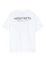 Vetements T Shirts And Polos White