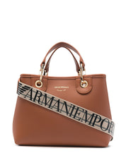 Emporio Armani Capsule Bags.. Leather Brown