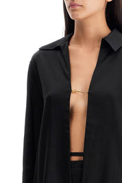 Jacquemus Open Shirt 'The Night Chemise   Black