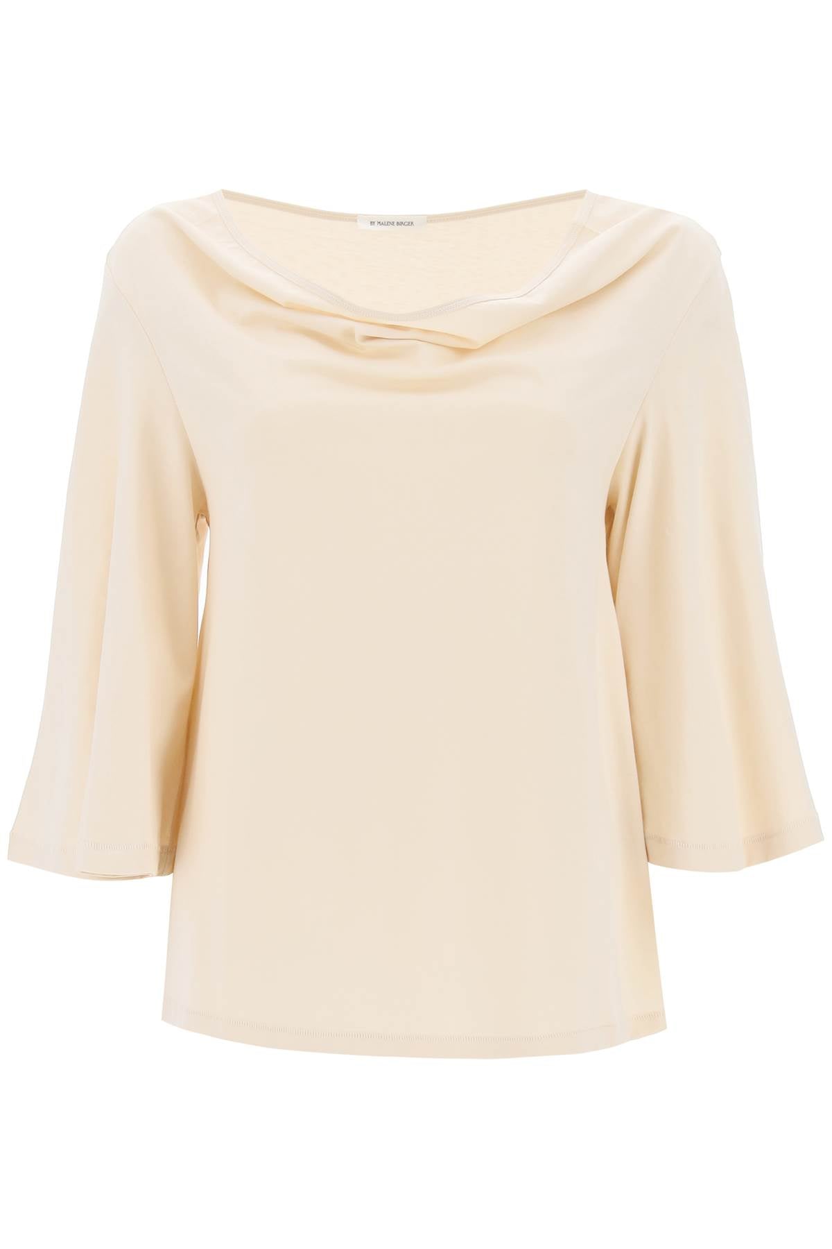 By Malene Birger Organic Cotton T Shirt   Neutral