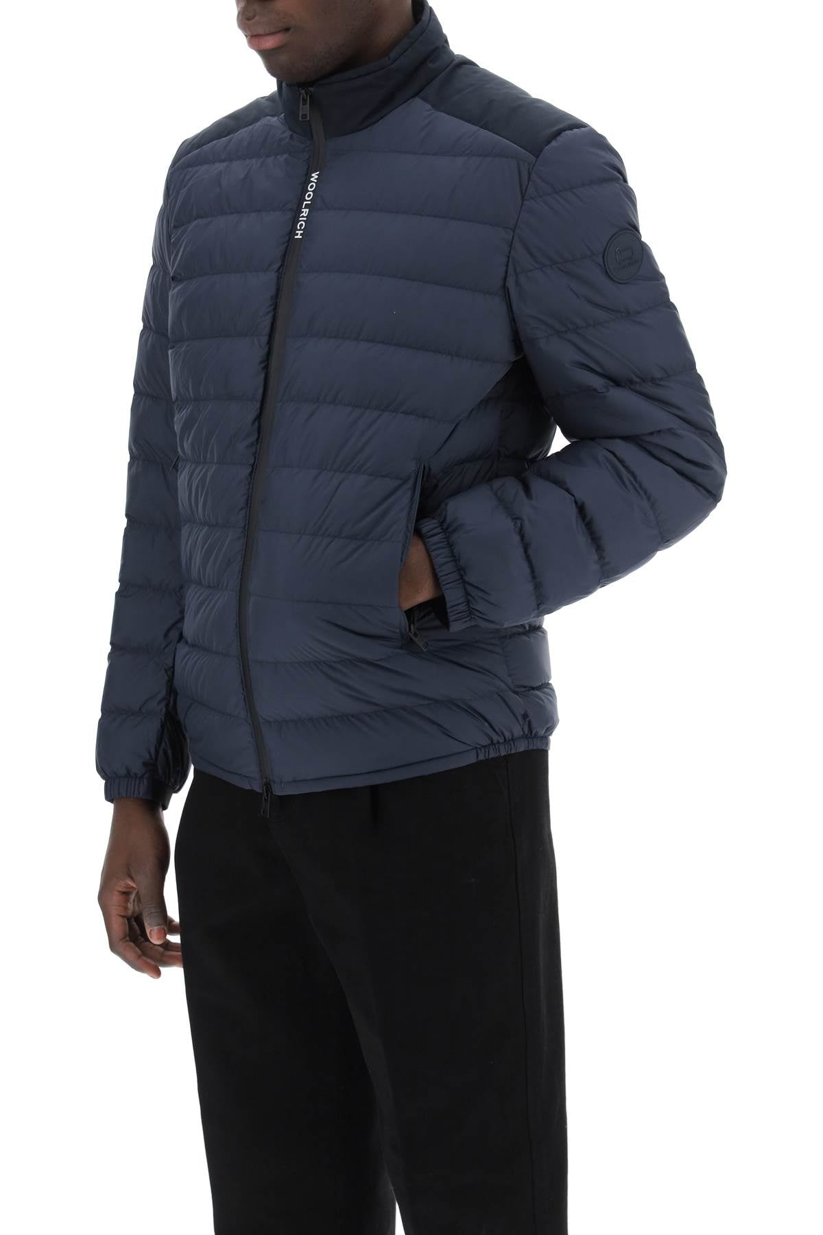 Woolrich Bering Lightweight Down Jacket   Blue