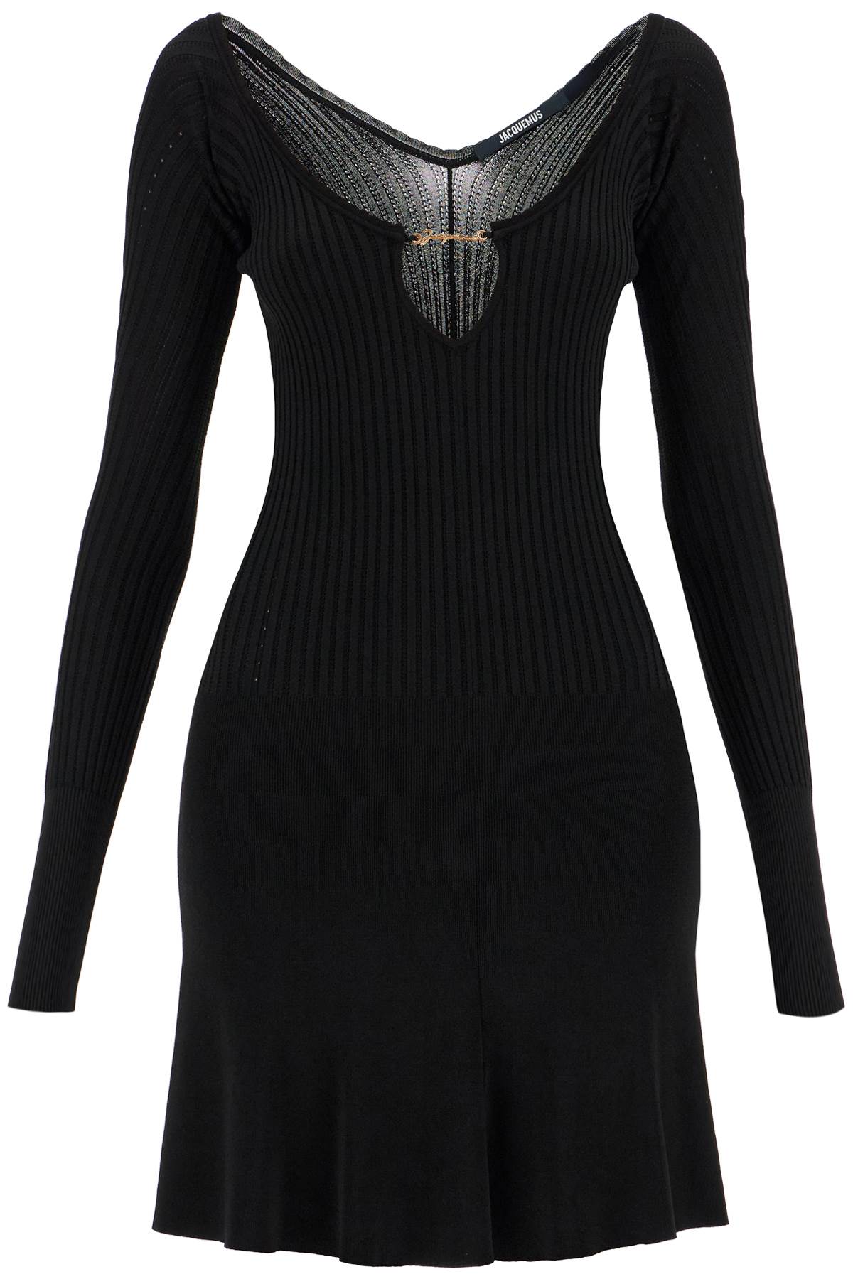 Jacquemus Knit Dress 'The Mini Robe Pr   Black