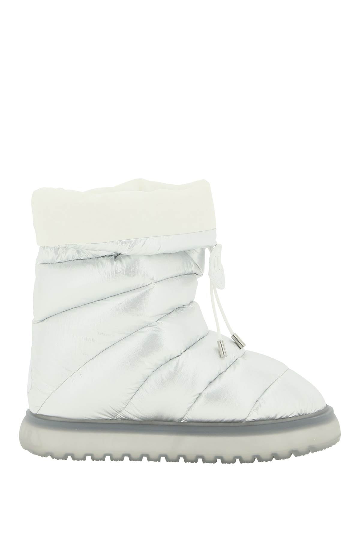 Moncler Gaia Snow Boots   Silver