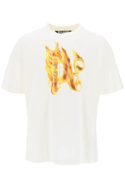 Palm Angels Replace With Double Quoteburning Monogram T   White