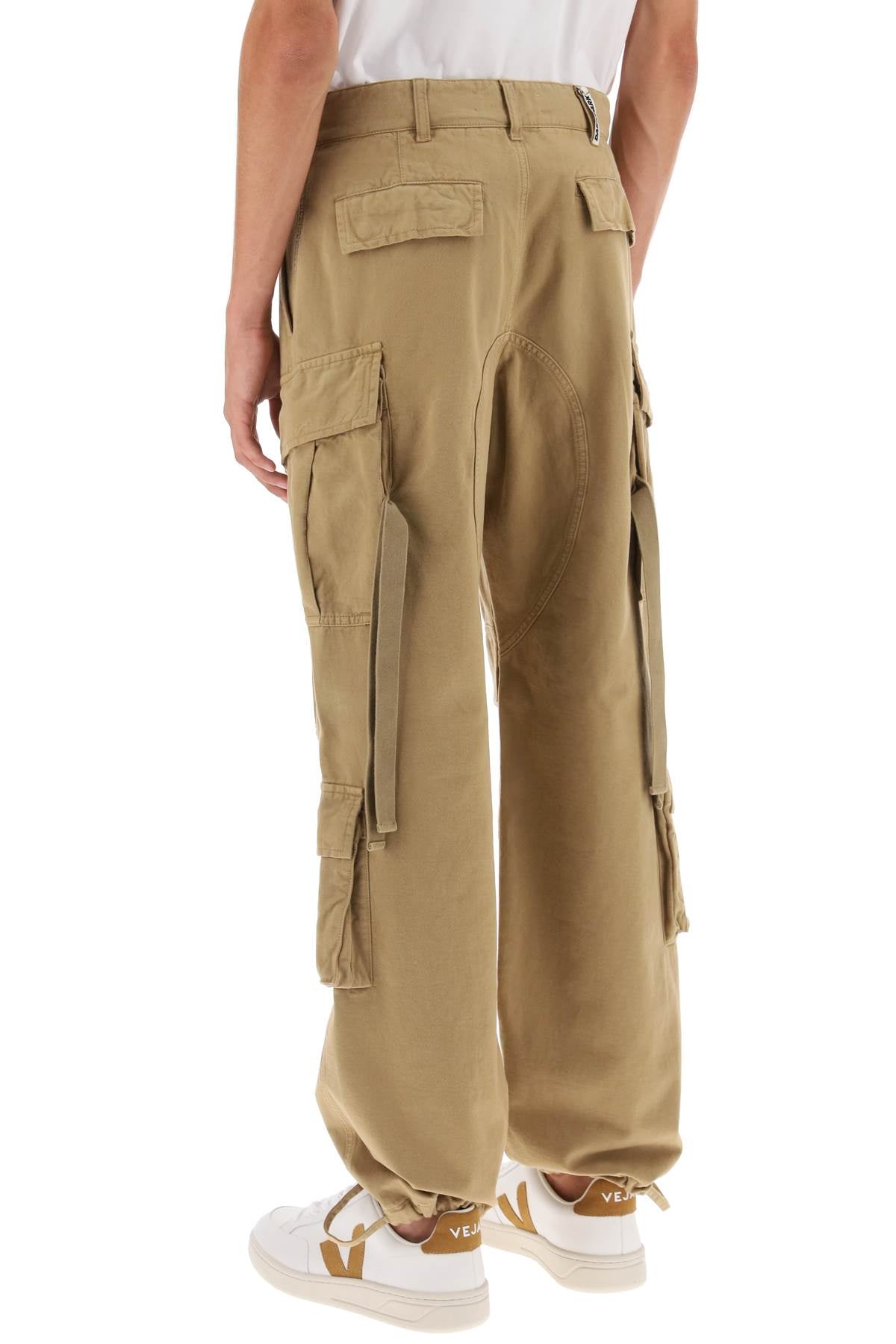 Darkpark Saint Cotton Cargo Pants   Beige