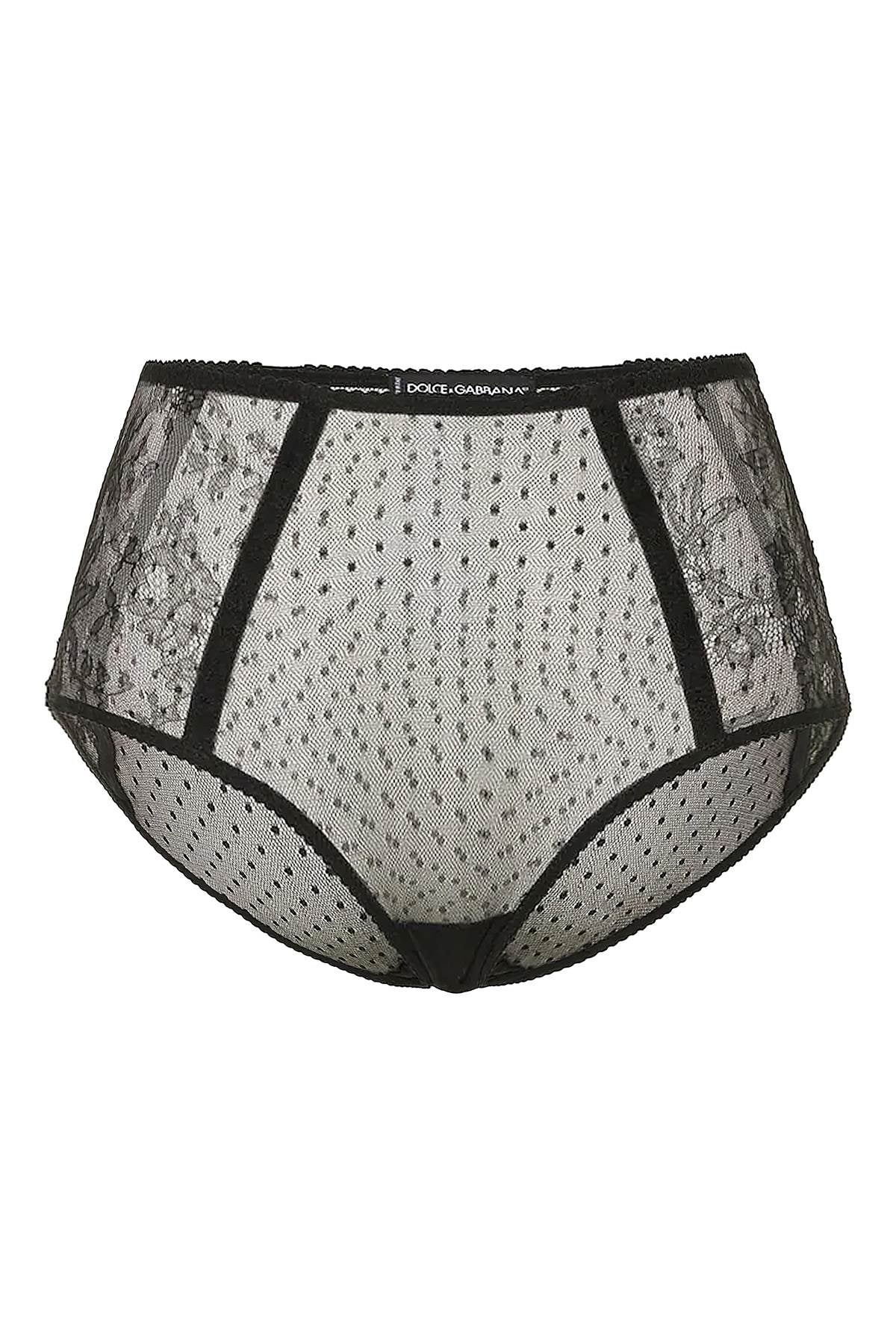 Dolce & Gabbana High Waist Briefs   Black