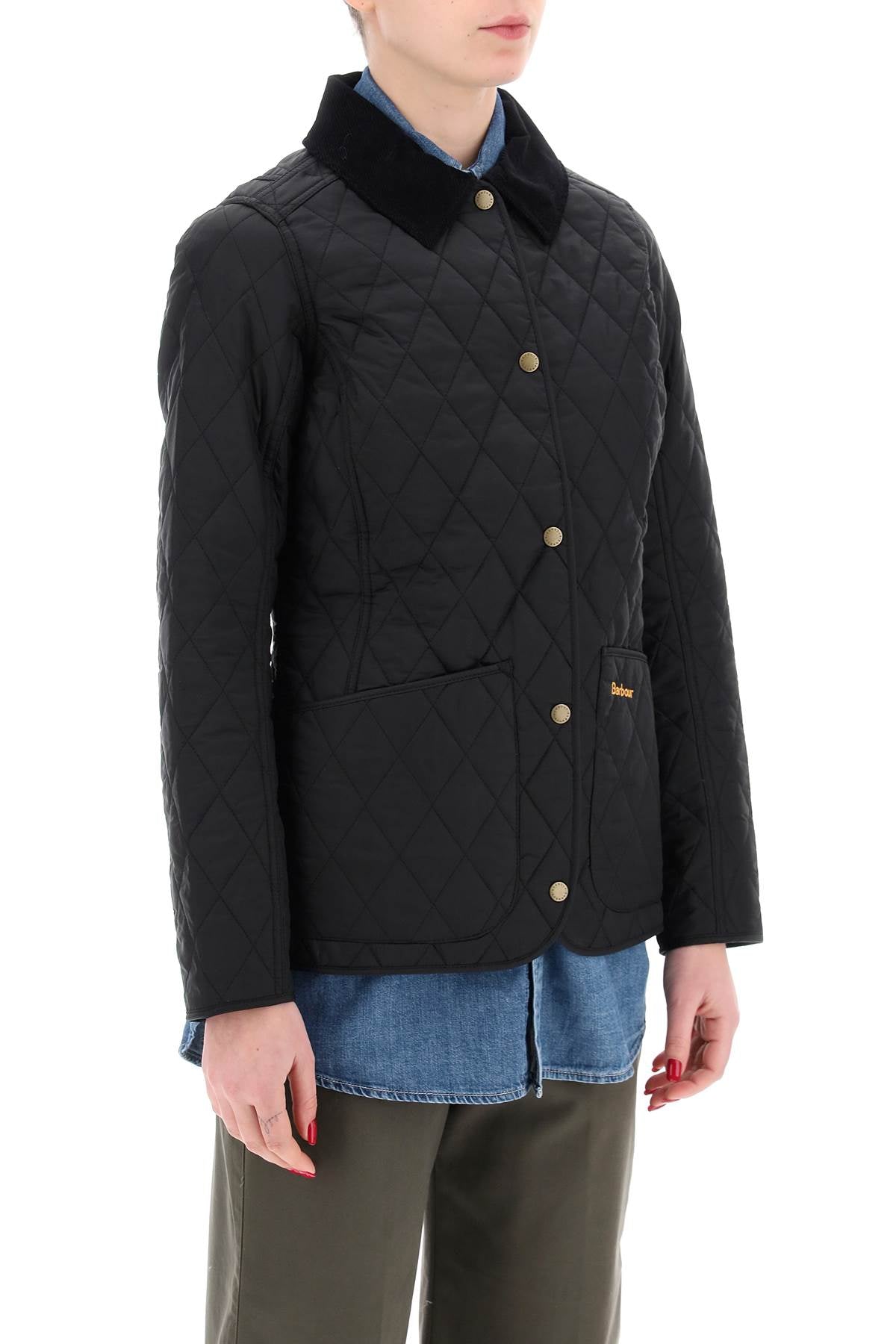 Barbour Quilted Annand   Black