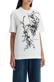 Alexander Mcqueen "oversized Cherry Blossom   White