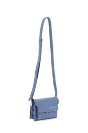 Marni Mini Soft Trunk Shoulder Bag   Light Blue