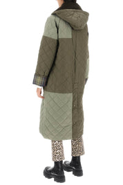 Barbour X Ganni Trench Trapuntato Burghley   Green