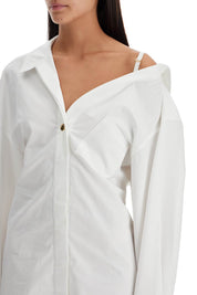 Jacquemus The Mini Shirt Dress 'La Mini Robe   White