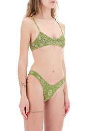 The Attico Bikini Bandana   Green