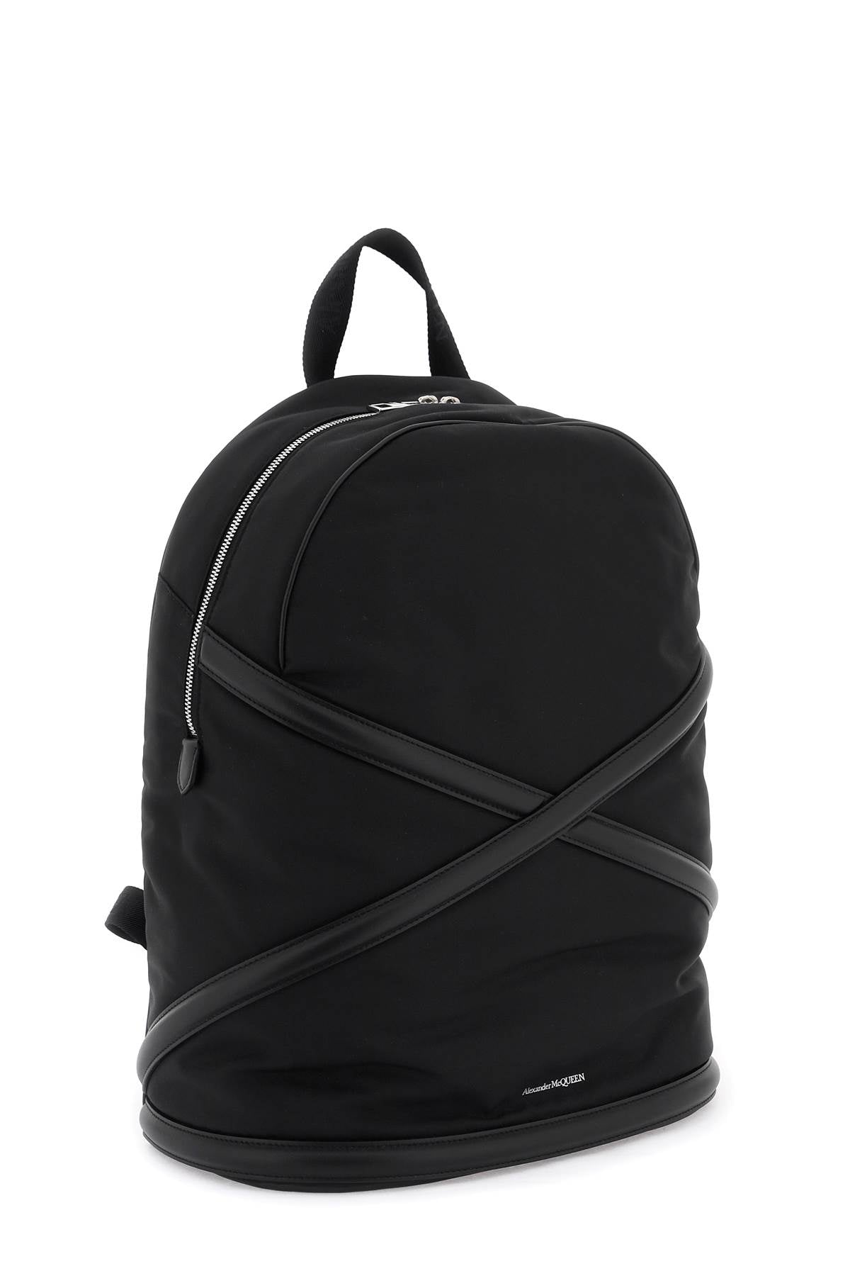 Alexander Mcqueen Harness Backpack   Black