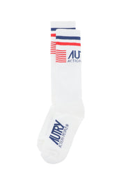 Autry Icon Socks   White