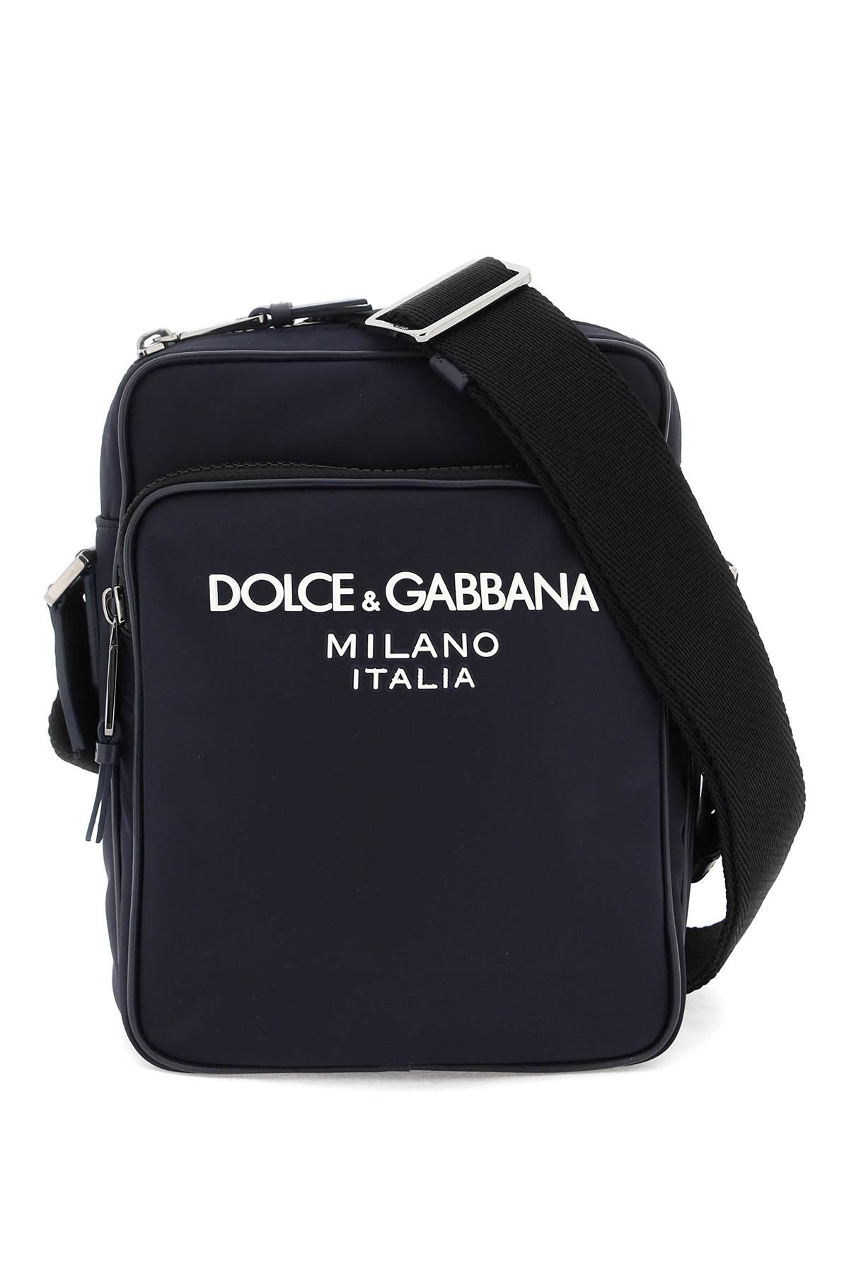 Dolce & Gabbana Nylon Crossbody Bag   Blue