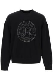 Palm Angels Milan Crewneck Sweat   Black