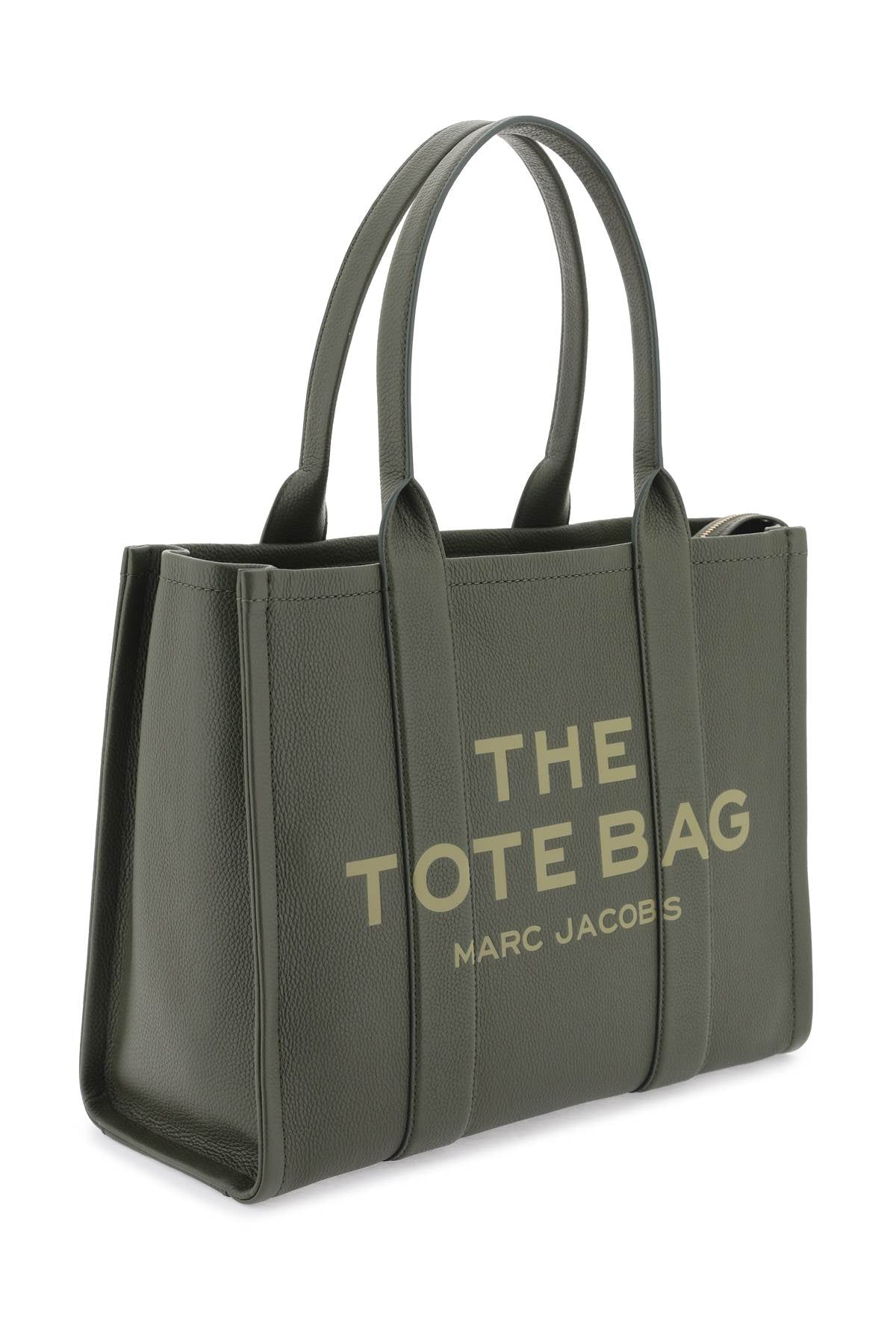 Marc Jacobs The Leather Large Tote Bag   Green