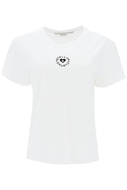 Stella Mc Cartney Iconic Mini Heart T Shirt   White