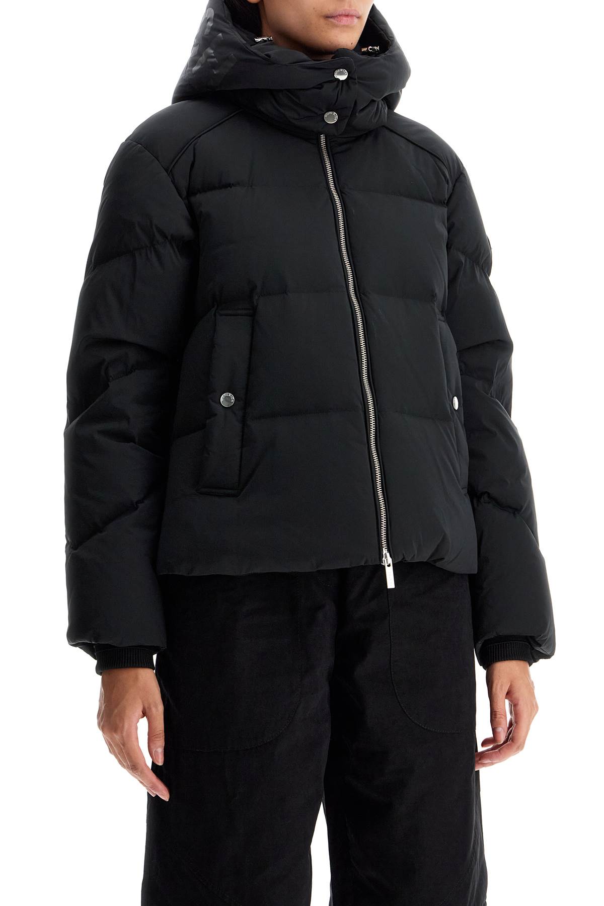 Woolrich Short Alsea Down Jacket   Black