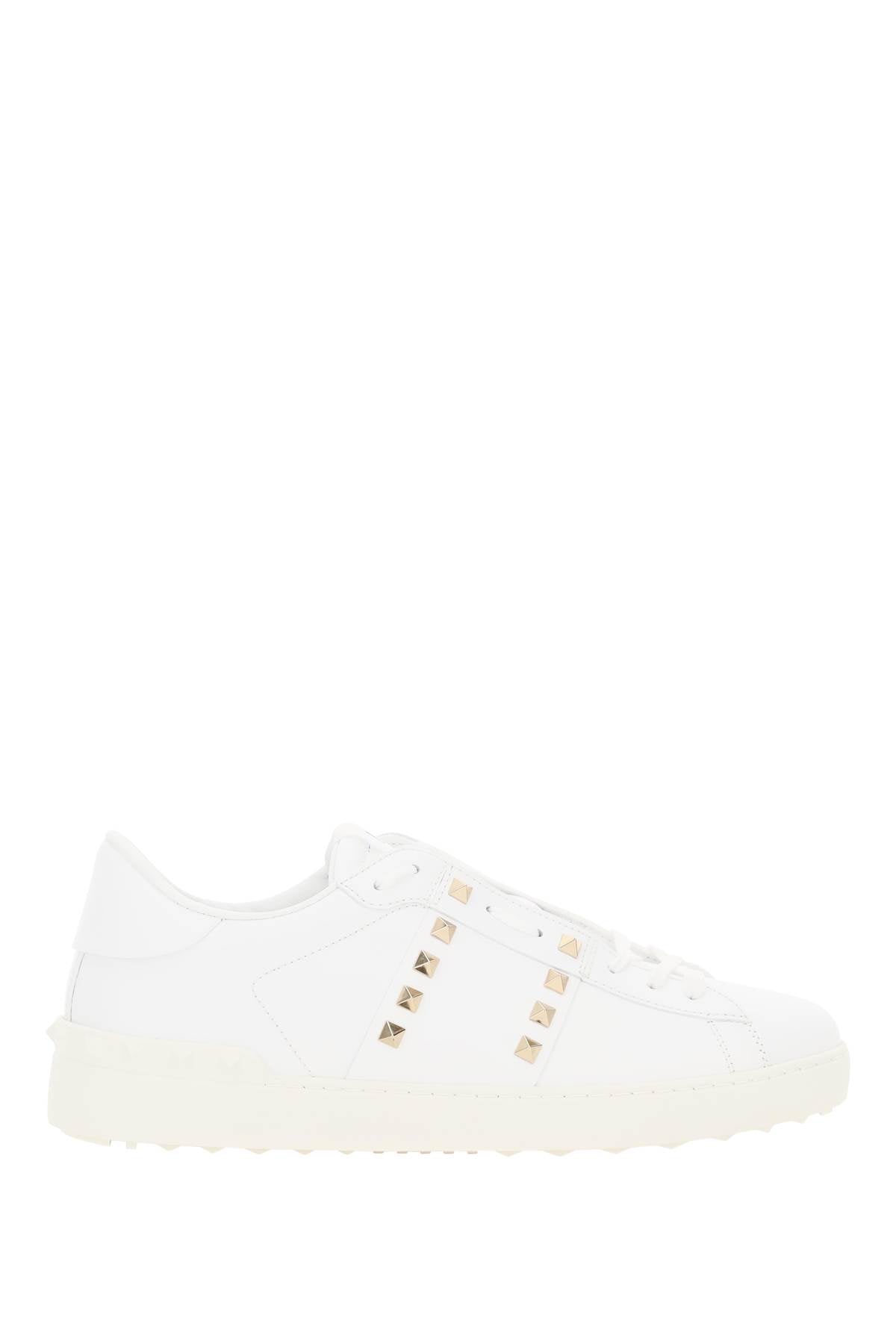 Valentino Garavani Open Rockstud Untitled Sneaker   White