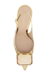 Gianvito Rossi Jaipur Slingback Pumps   Gold