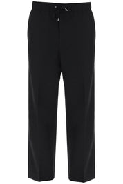 Oamc Pants With Elasticated Waistband   Black