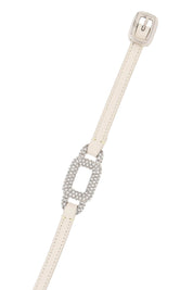 Roger Vivier Viv' Choc Strass Bracelet   Silver