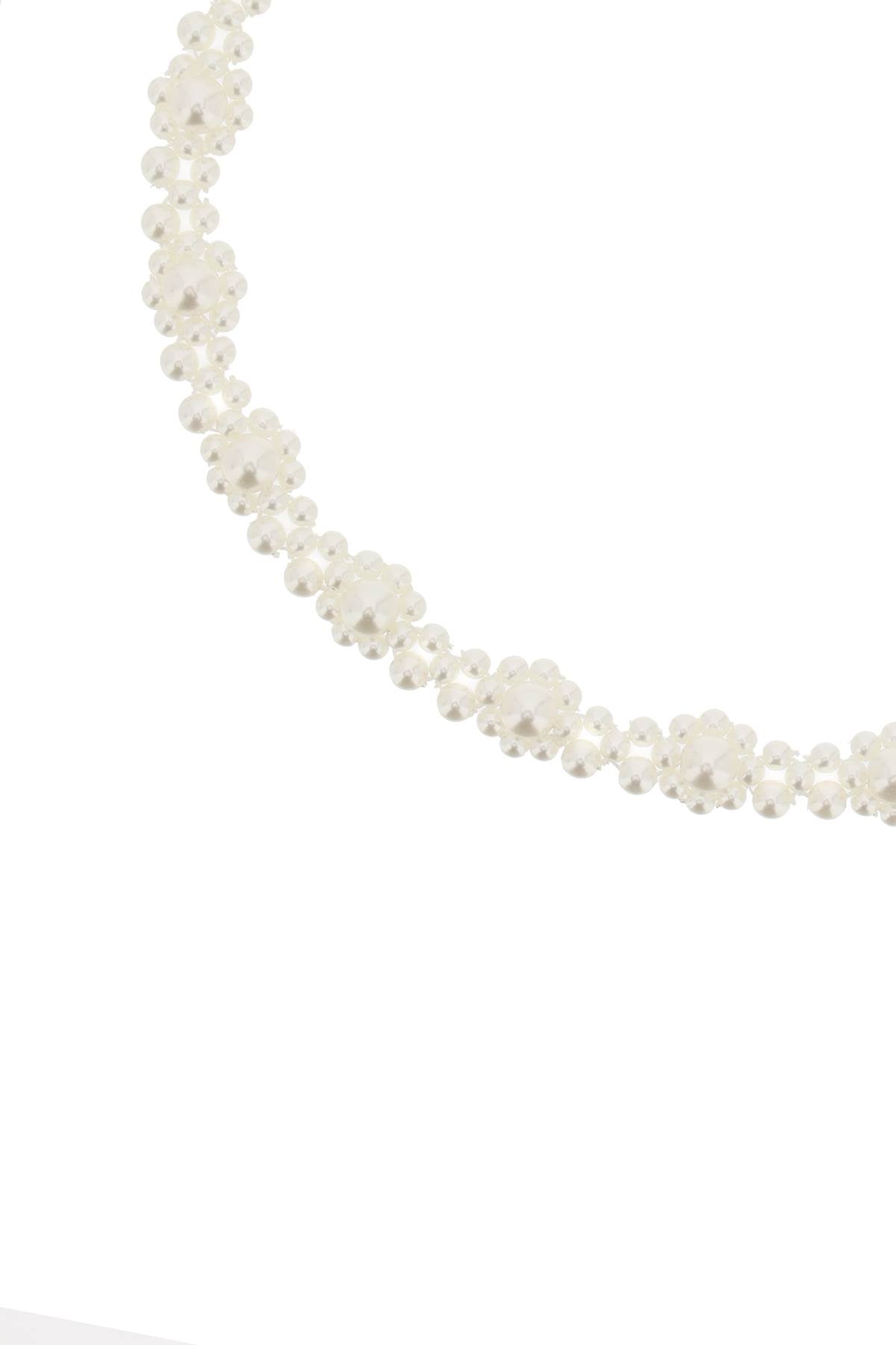 Simone Rocha Daisy Chain Necklace   White