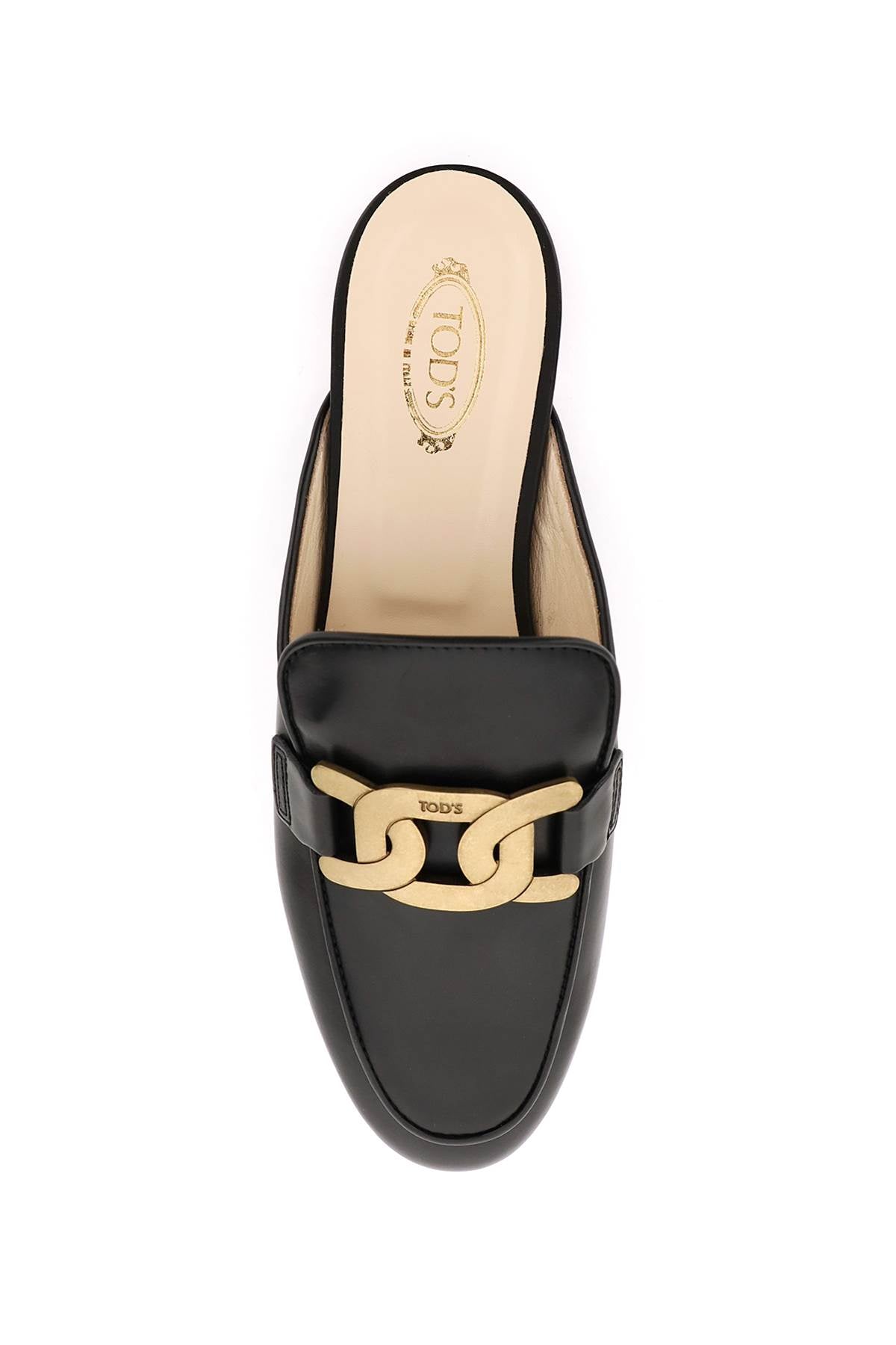 Tod's Kate Leather Sabot   Black