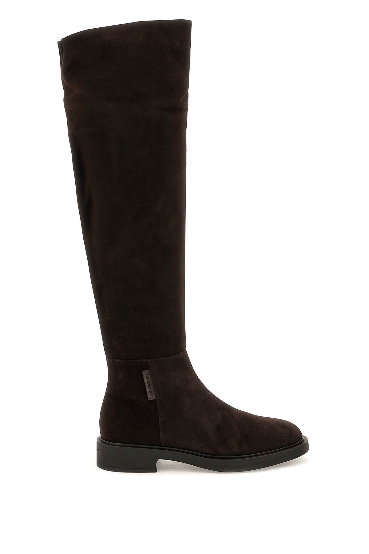 Gianvito Rossi 'Lexington' Cuissardes Boots   Brown