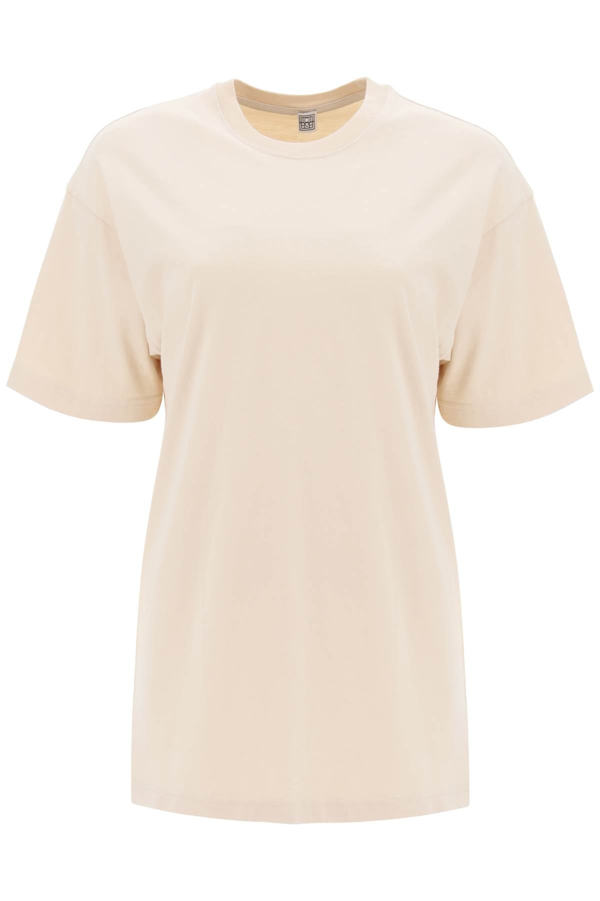 Toteme Oversized Straight T Shirt   Beige