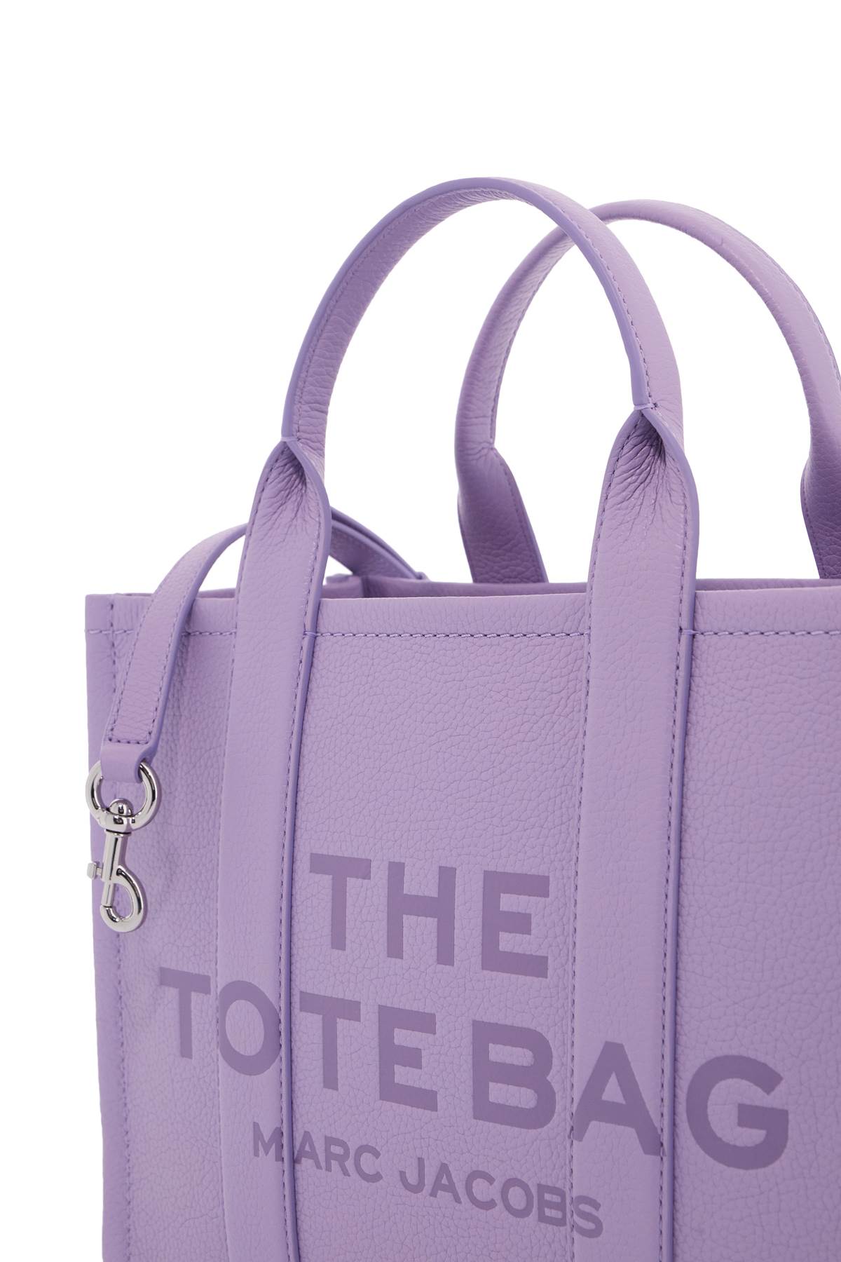 Marc Jacobs The Leather Medium Tote Bag   Purple