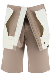 Comme Des Garcons Homme Plus Bermuda With Foldable   Beige