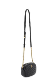 Tory Burch Chevron Small Kira Camera Bag   Black