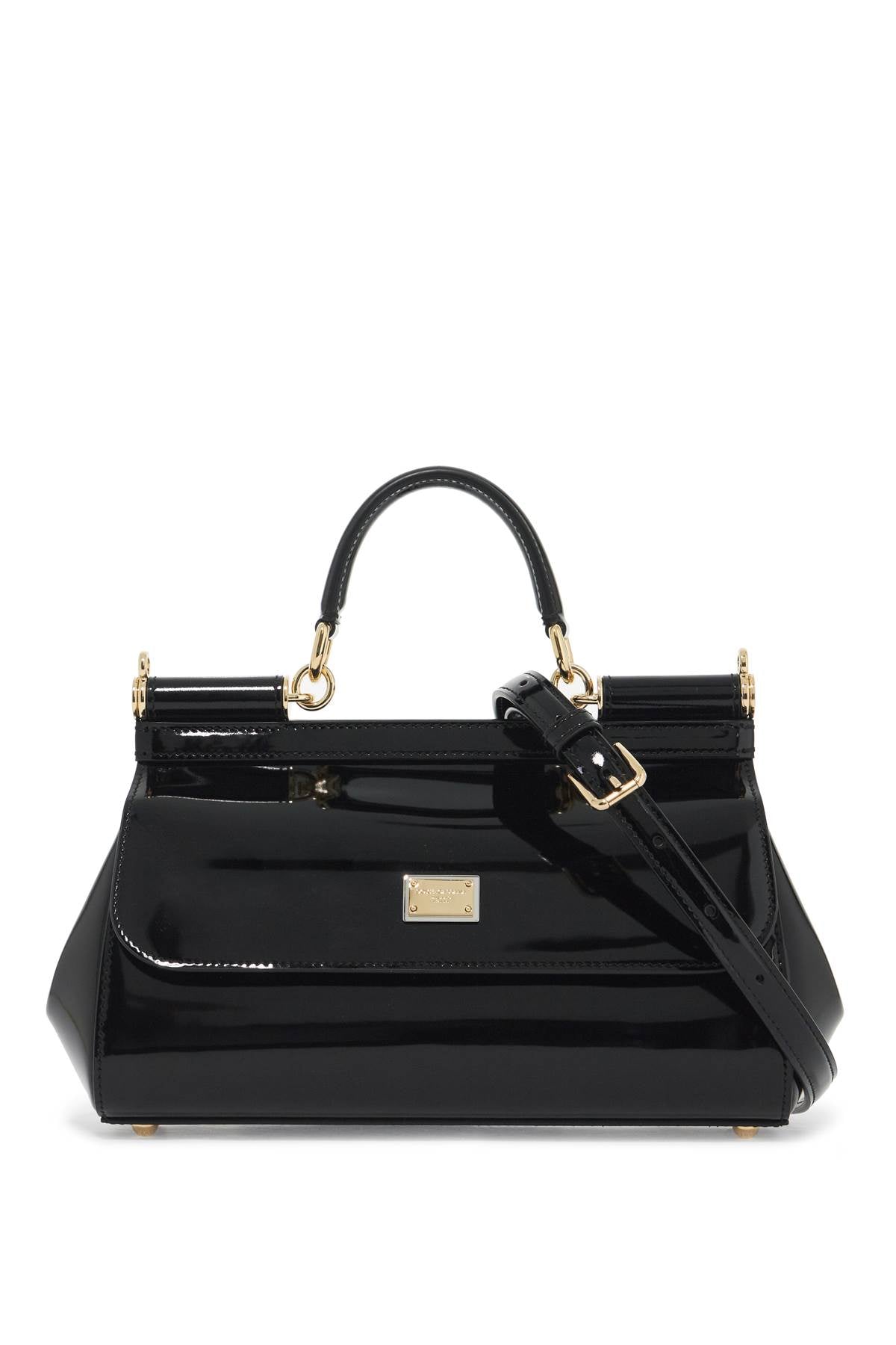 Dolce & Gabbana Extended Sicily Handbag With Elong   Black